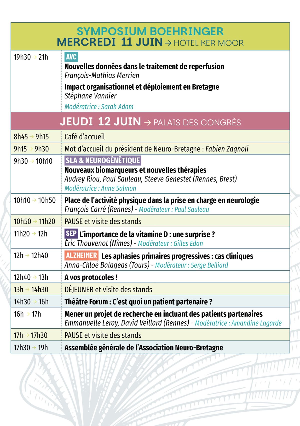 Jeudi 12 juin