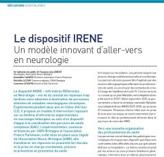Lire l'article sur Irene dans La Revue hospitalière de France